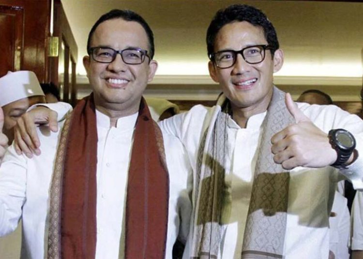 Anies Baswedan dan Sandiaga Uno