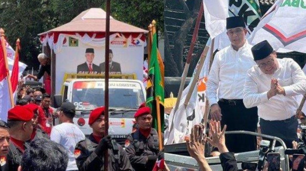 Pasangan Anies-Cak Imin dan Ganjar-Mahfud MD 2024 Mendaftar ke KPU