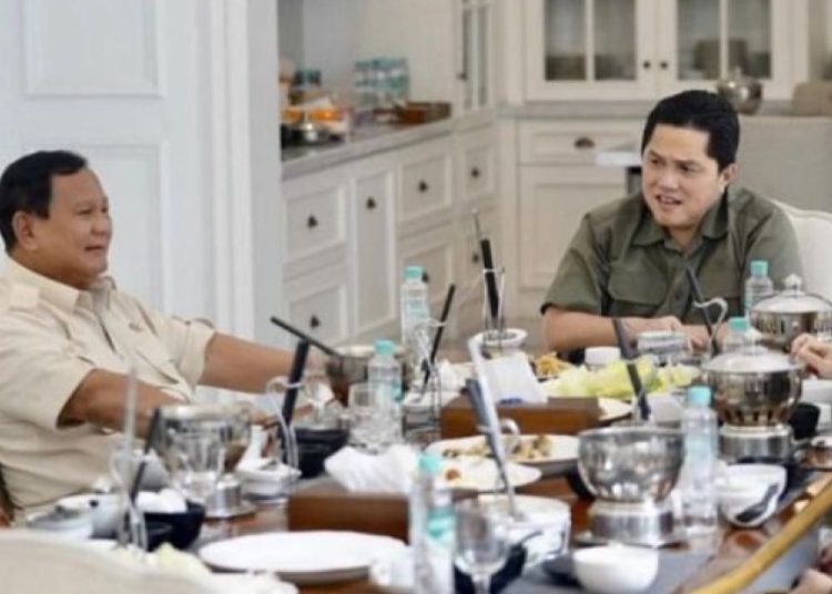 Erick Thohir dukung Prabowo Subianto di Pilpres 2024