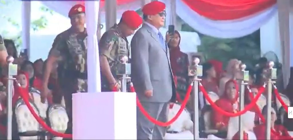 Prabowo Subianto hadiri HUT ke-72 Kopassus