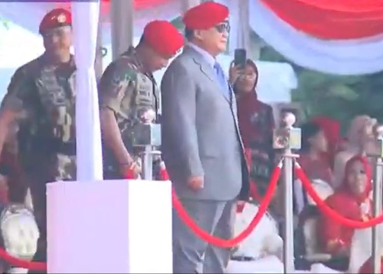 Prabowo Subianto hadiri HUT ke-72 Kopassus