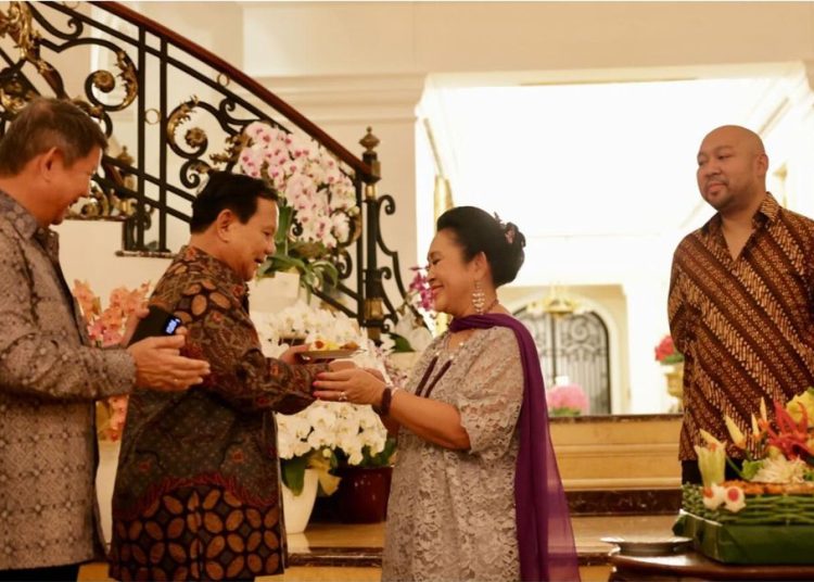 Prabowo rayakan ulang tahun Titiek Soeharto