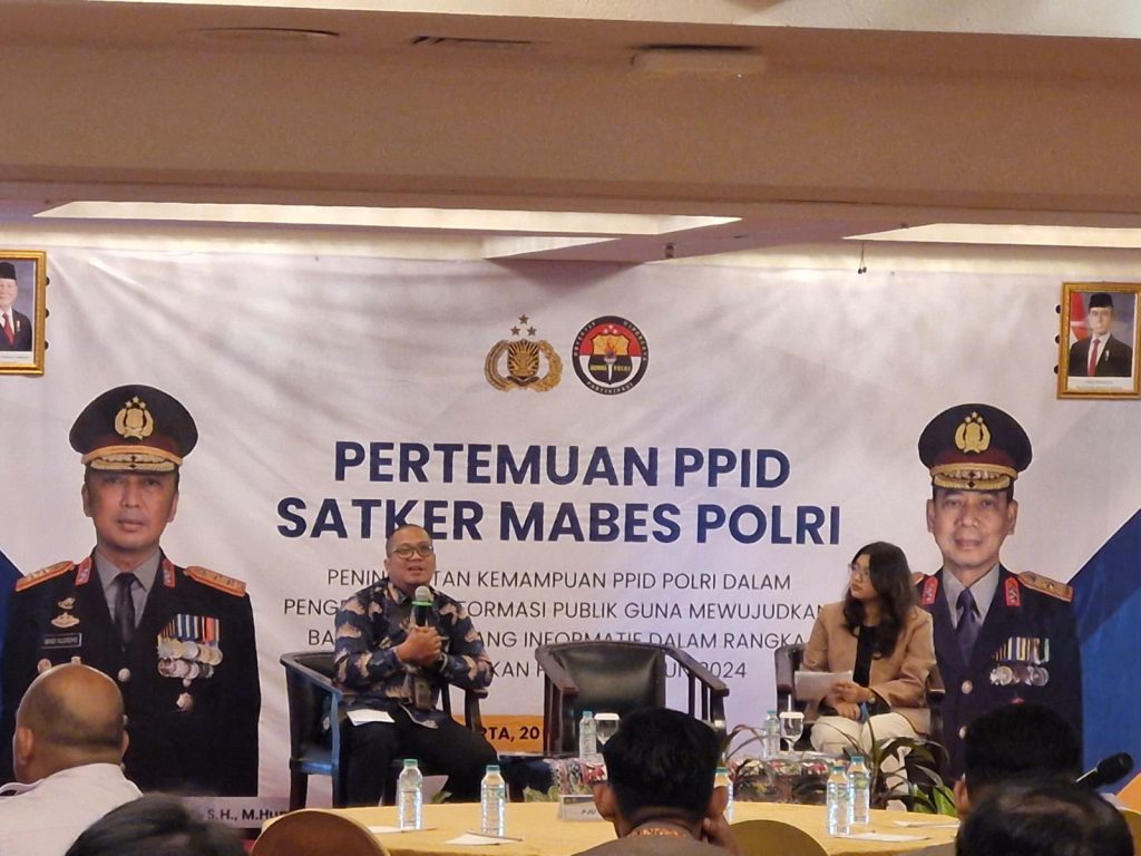 Pertemuan PPID dengan Satker Mabes Polri