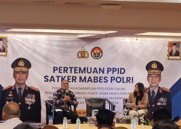 Pertemuan PPID dengan Satker Mabes Polri