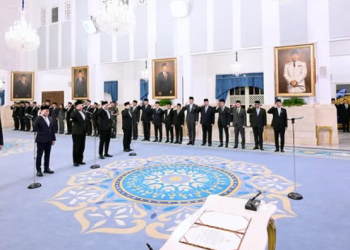 4 Menteri 1 Wamen baru dilantik Prabowo