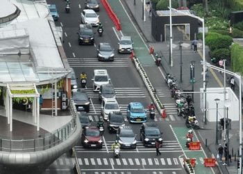 Korlantas Polri Gunakan ETLE Drone untuk Pantau Pelanggaran di Denpasar